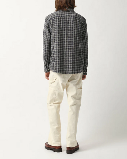 Reverse Tweed Snow Check | Blue