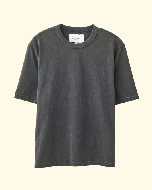 Slub Cotton Tee | Black