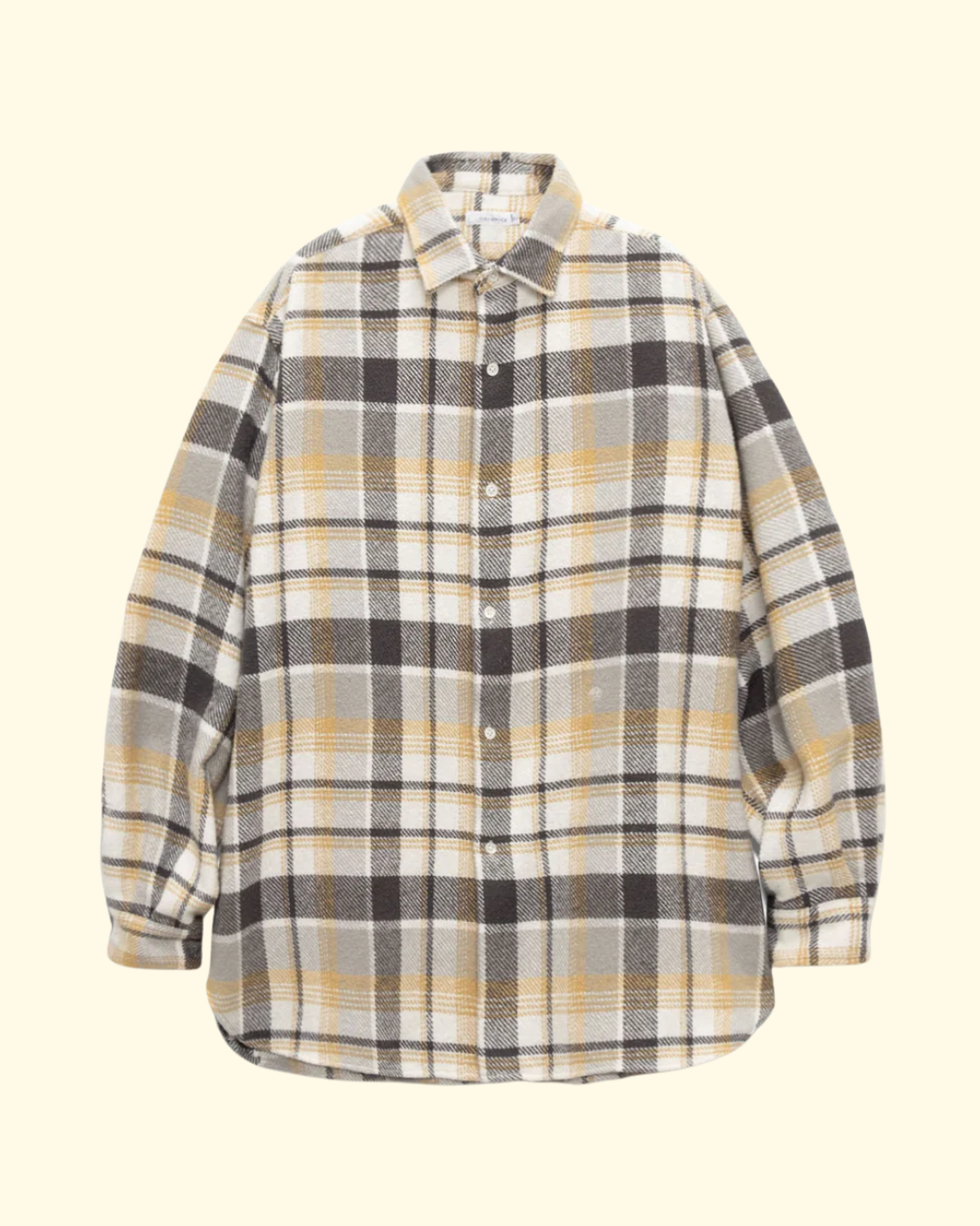 Heavy Flannel Shirt | Grey