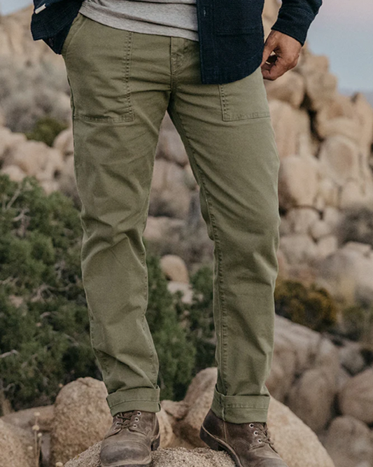 The Fatigue Pant Stretch Oxford | Moss