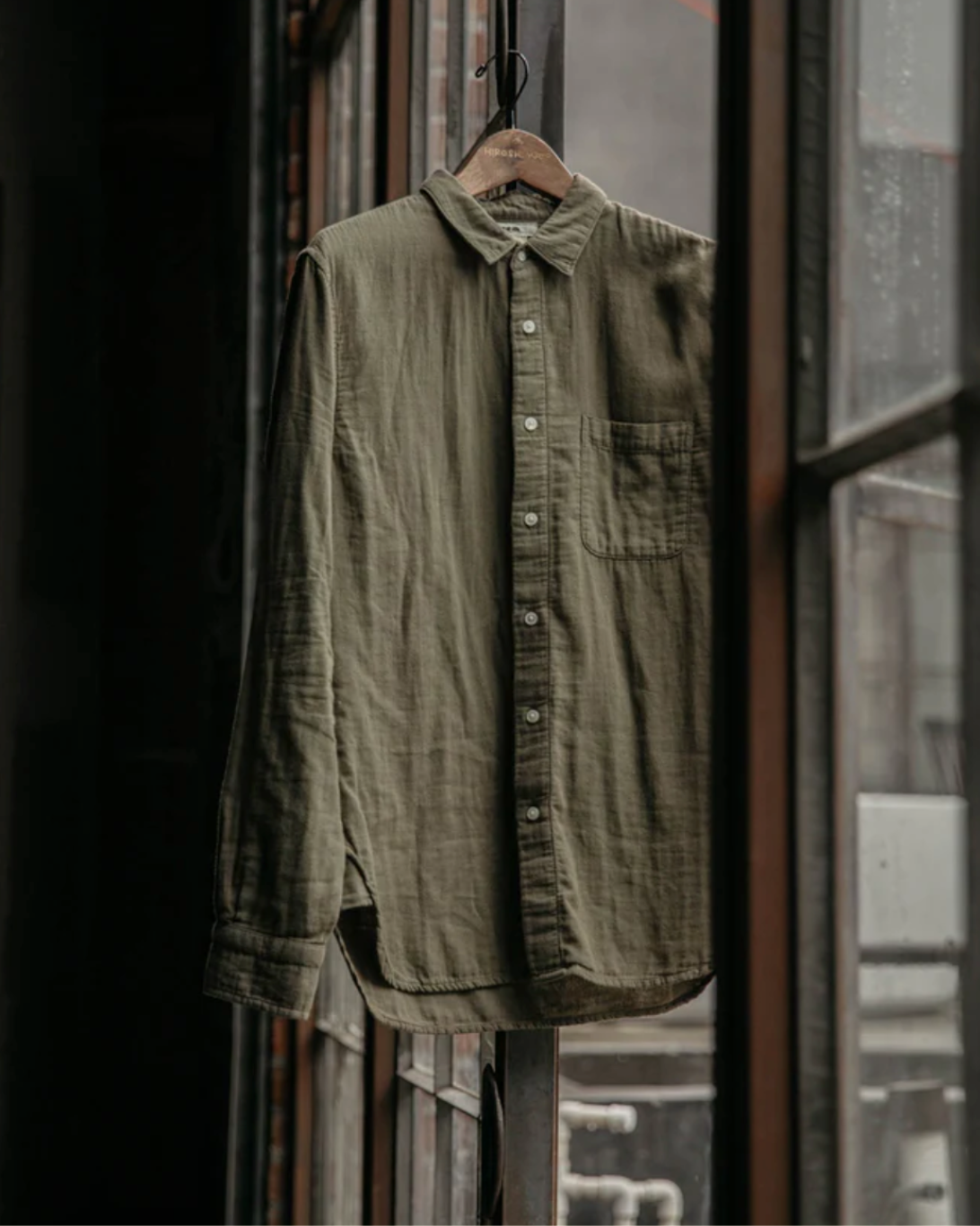 The Ripper Double Gauze Shirt | Military Green
