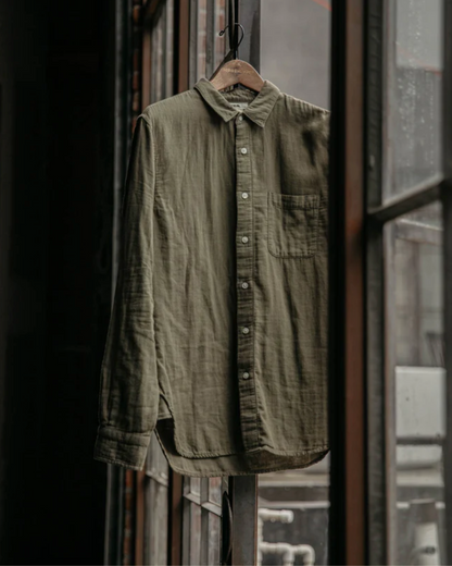 The Ripper Double Gauze Shirt | Military Green
