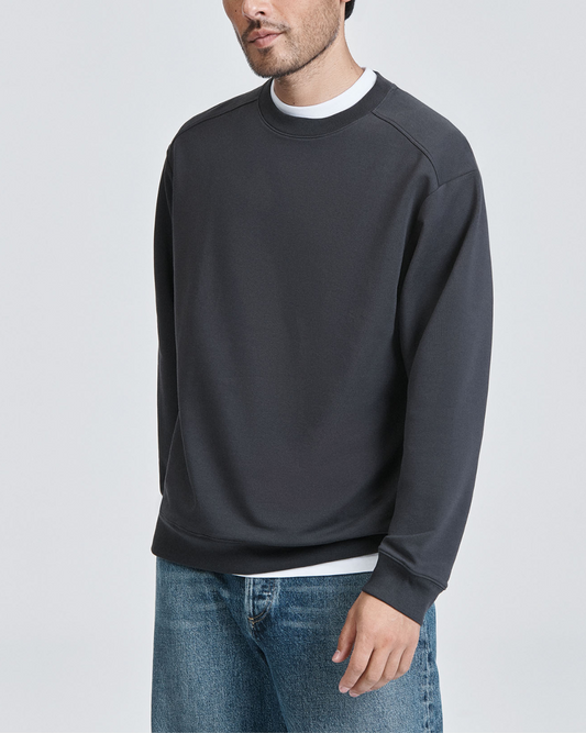 Relaxed Flex Sweatshirt | Carbon Black