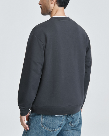 Relaxed Flex Sweatshirt | Carbon Black