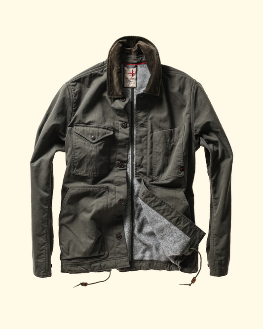 Pile-Lined Chore Coat | Forest Canvas