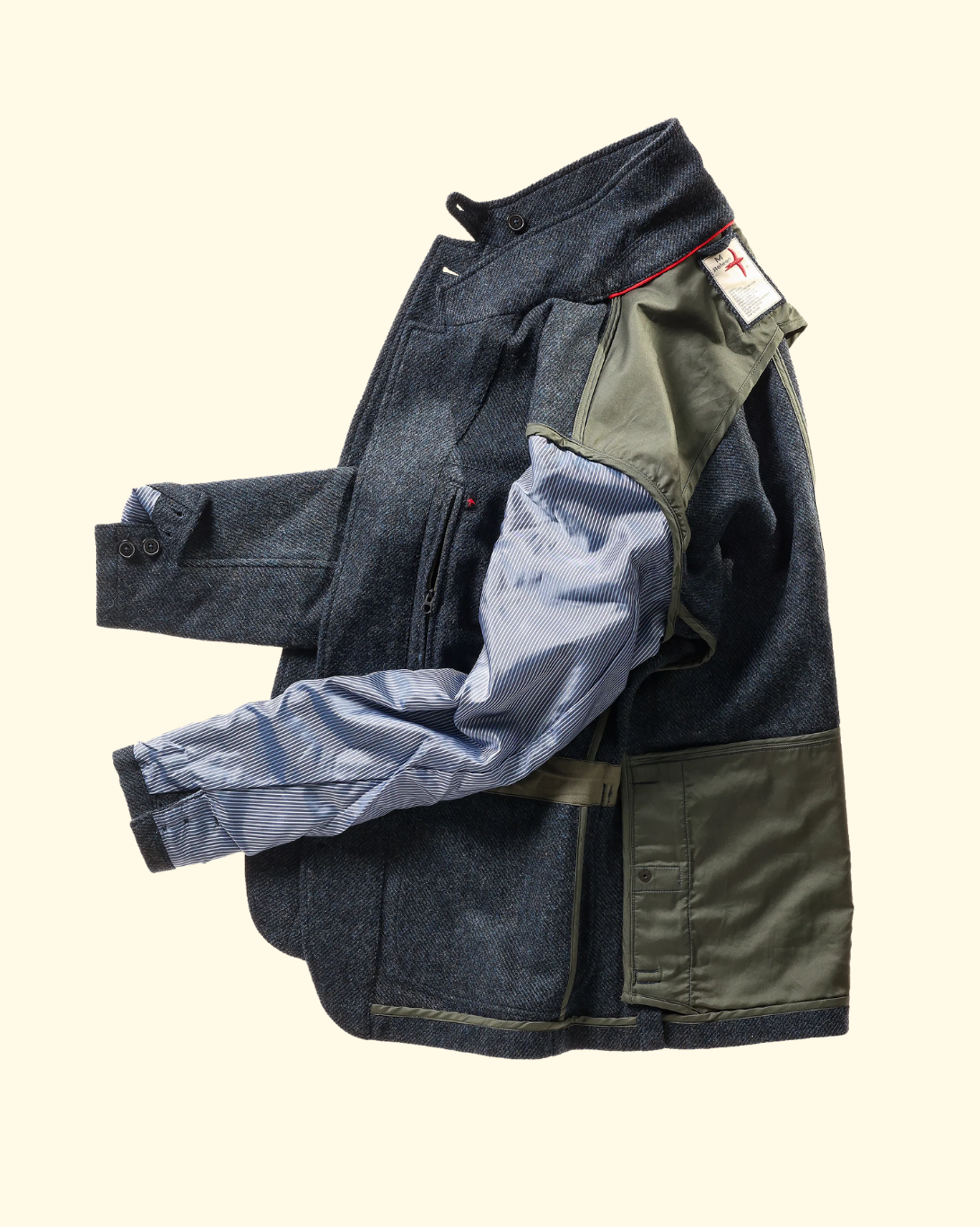 Heritage Trap Blazer | Navy Twill
