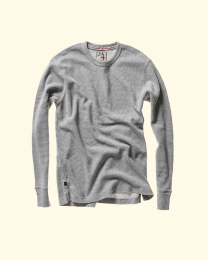 Bi-Waffle Crew | Pale Grey