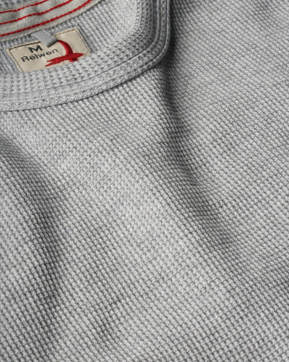 Bi-Waffle Crew | Pale Grey