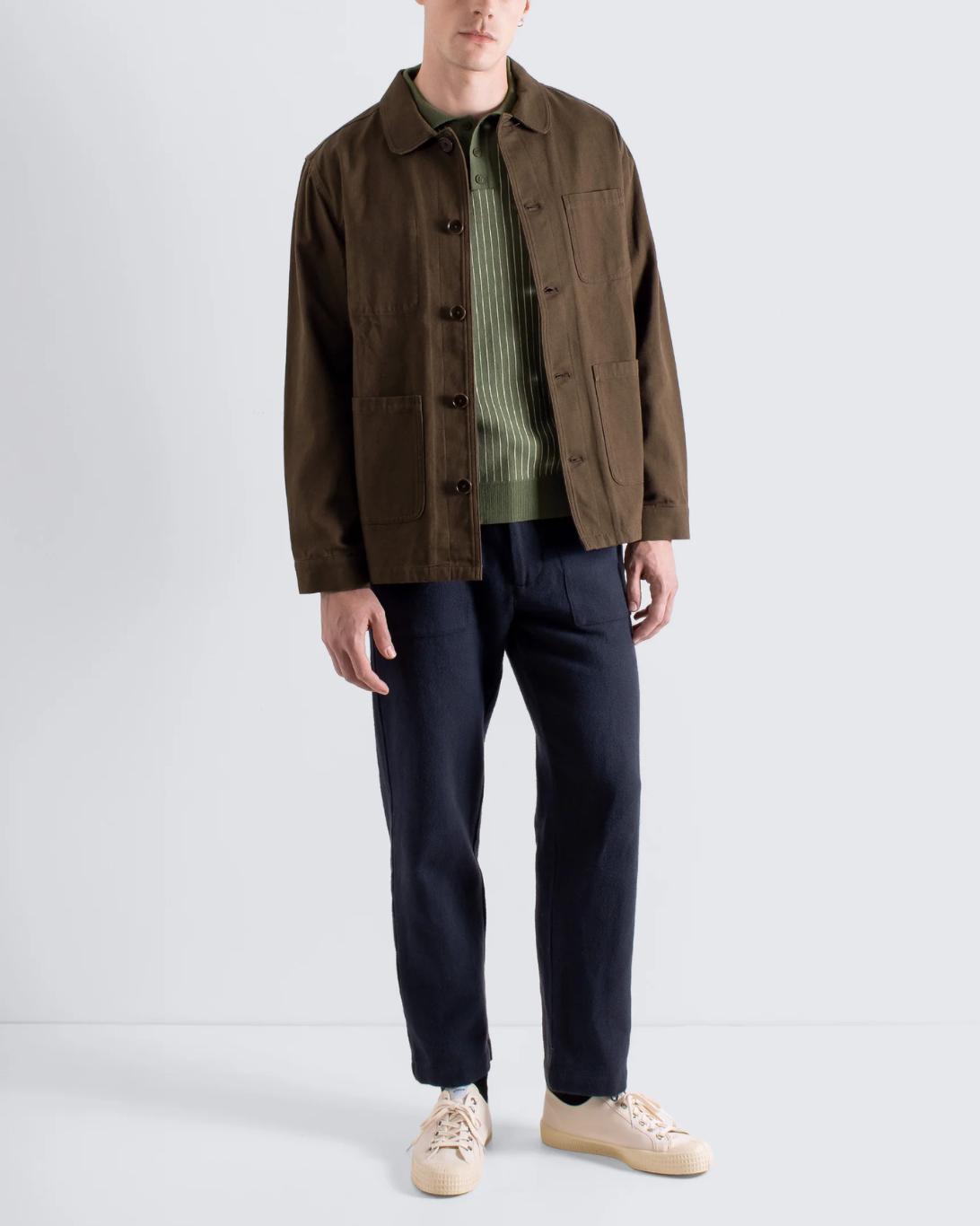 Station Panama Twill Jacket | Brown