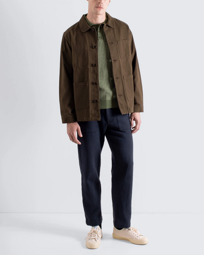 Station Panama Twill Jacket | Brown