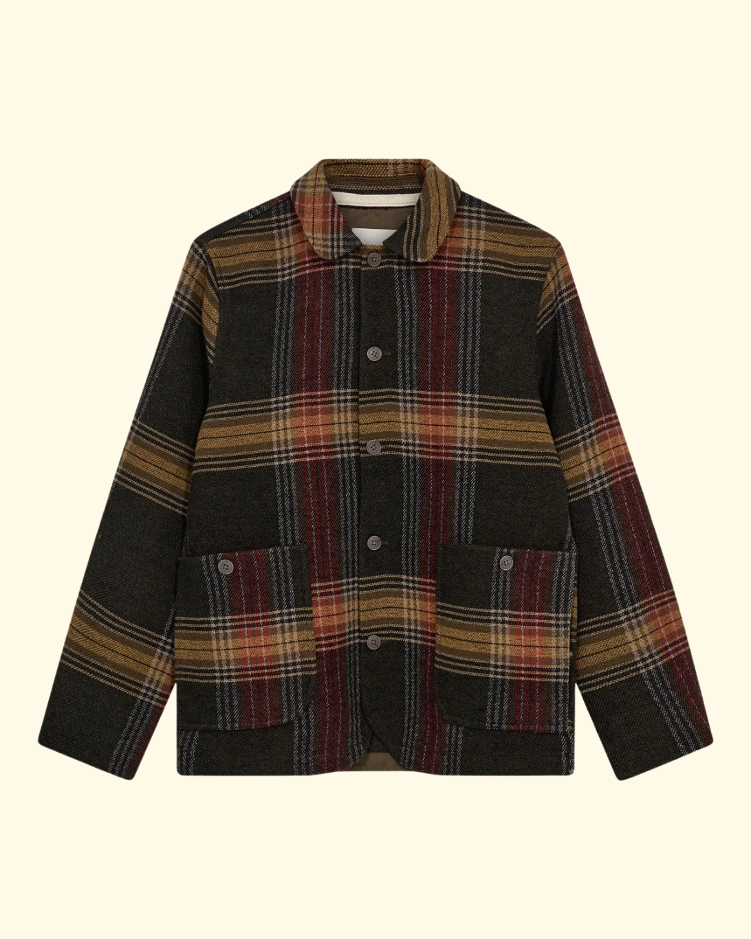 Akoscar Heavy Twill Overshirt | Forest Night