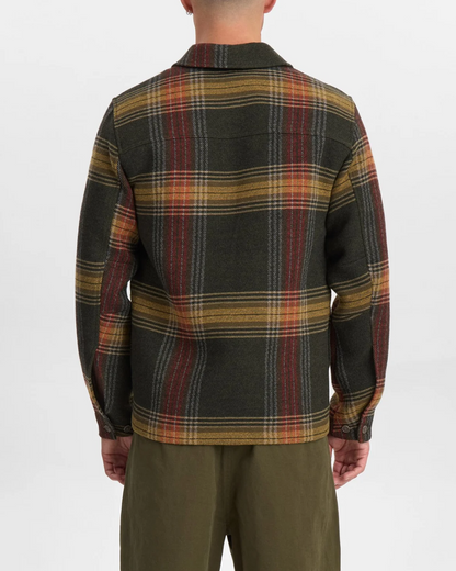 Akoscar Heavy Twill Overshirt | Forest Night