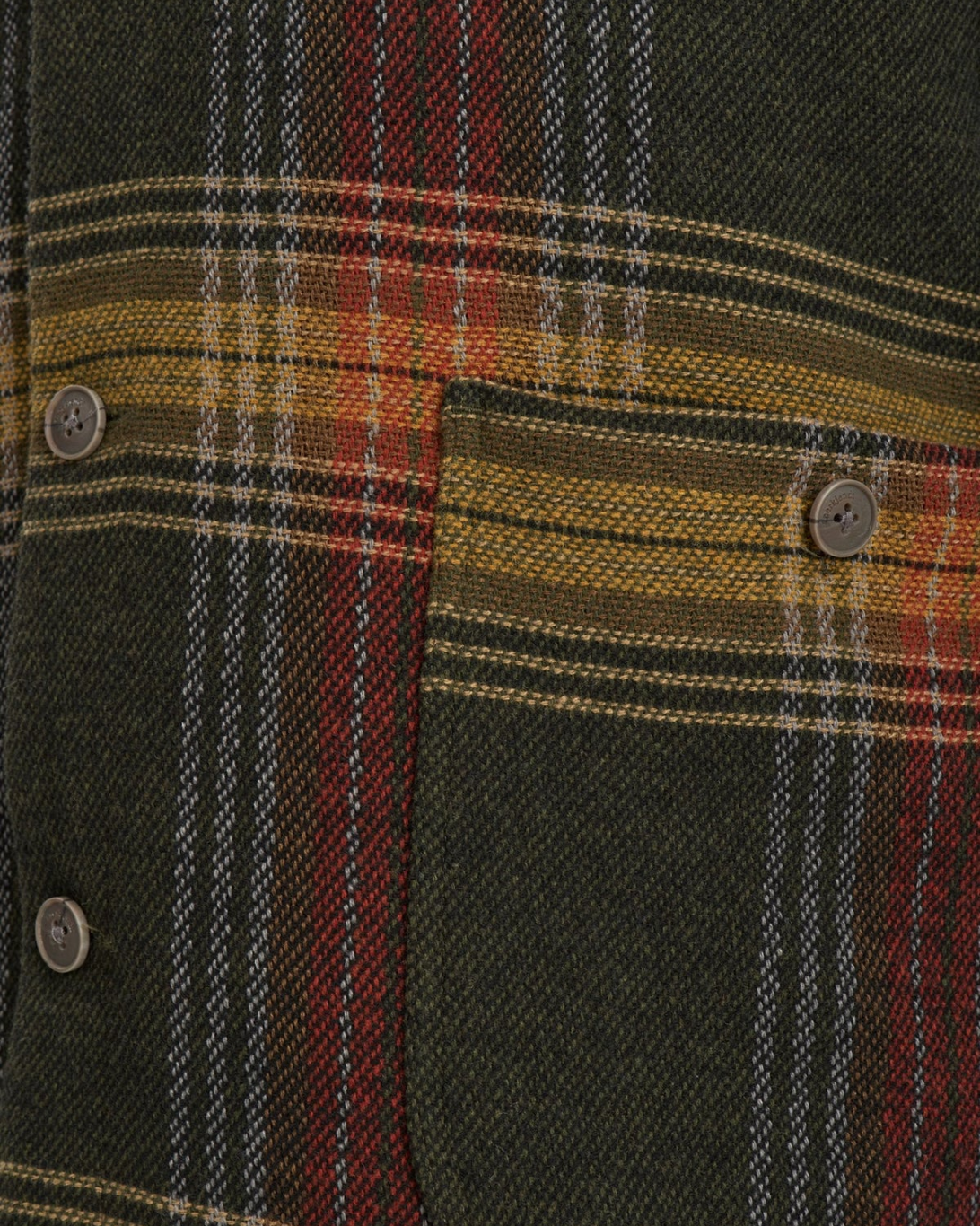 Akoscar Heavy Twill Overshirt | Forest Night