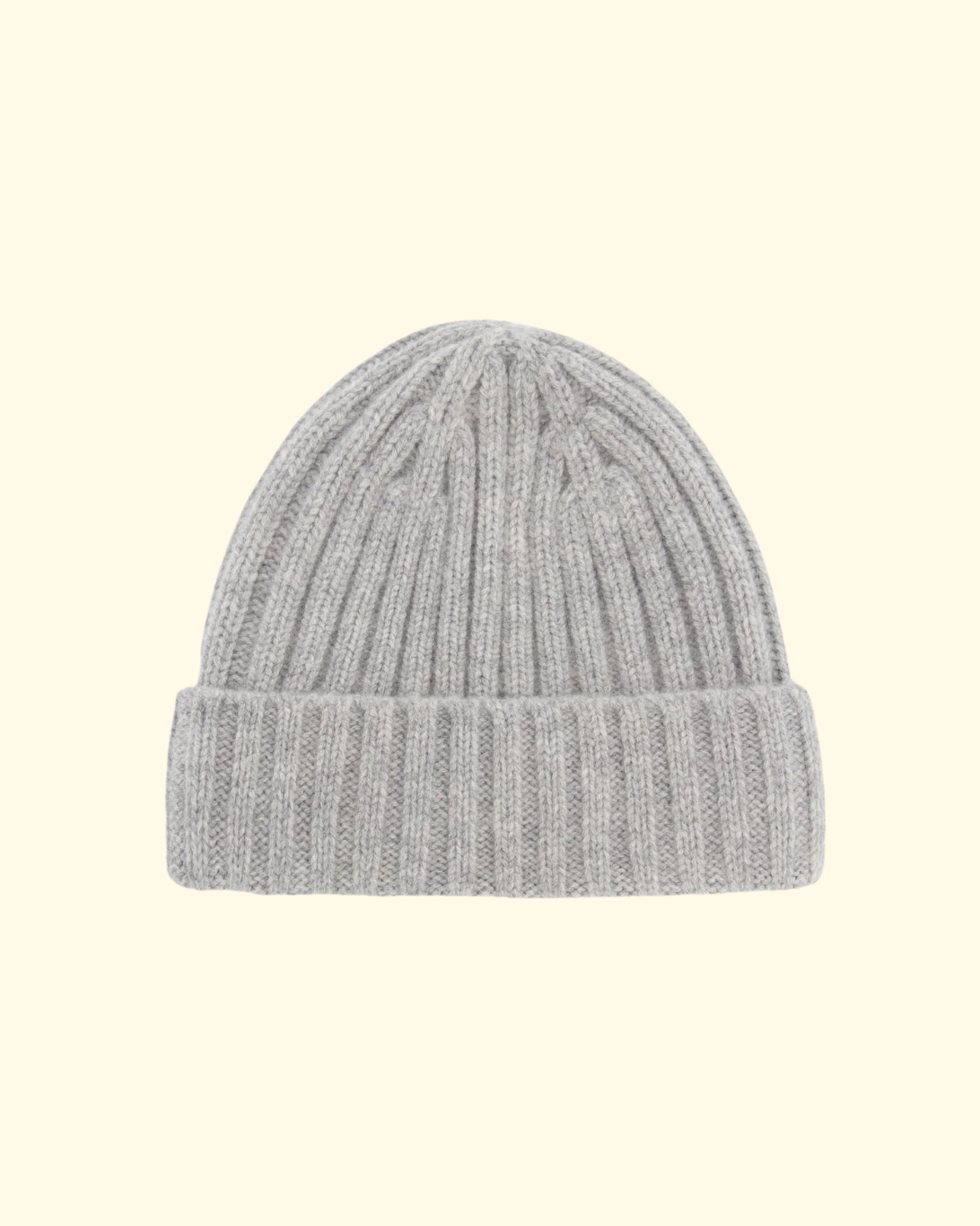Cashmere Beanie | Heather Grey