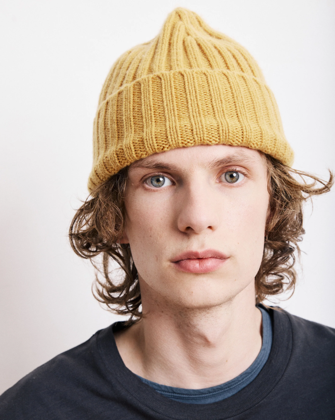 Cashmere Beanie | Gold