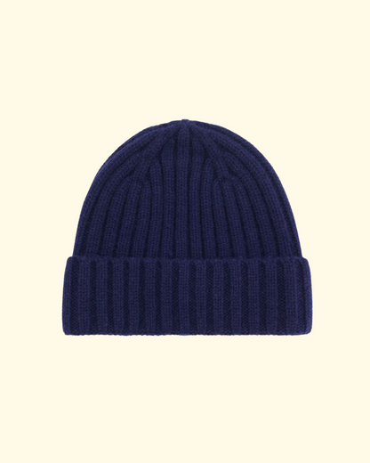Cashmere Beanie | Navy