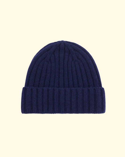 Cashmere Beanie | Navy