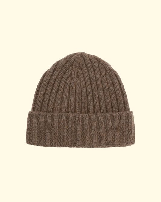 Cashmere Beanie | Mushroom