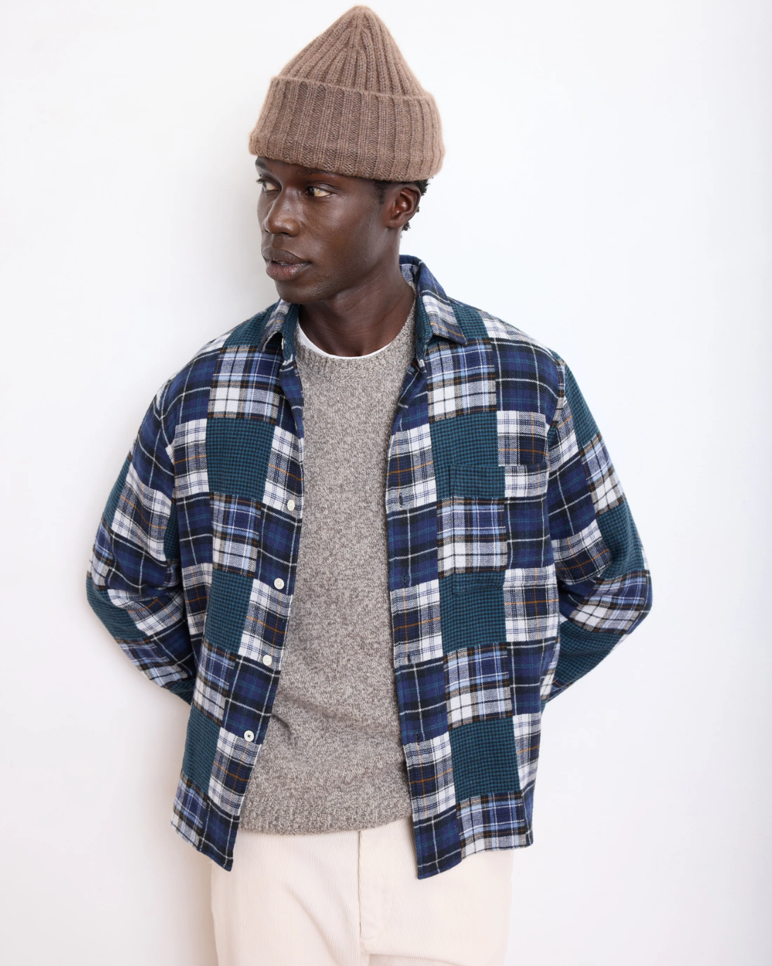 Cashmere Beanie | Mushroom