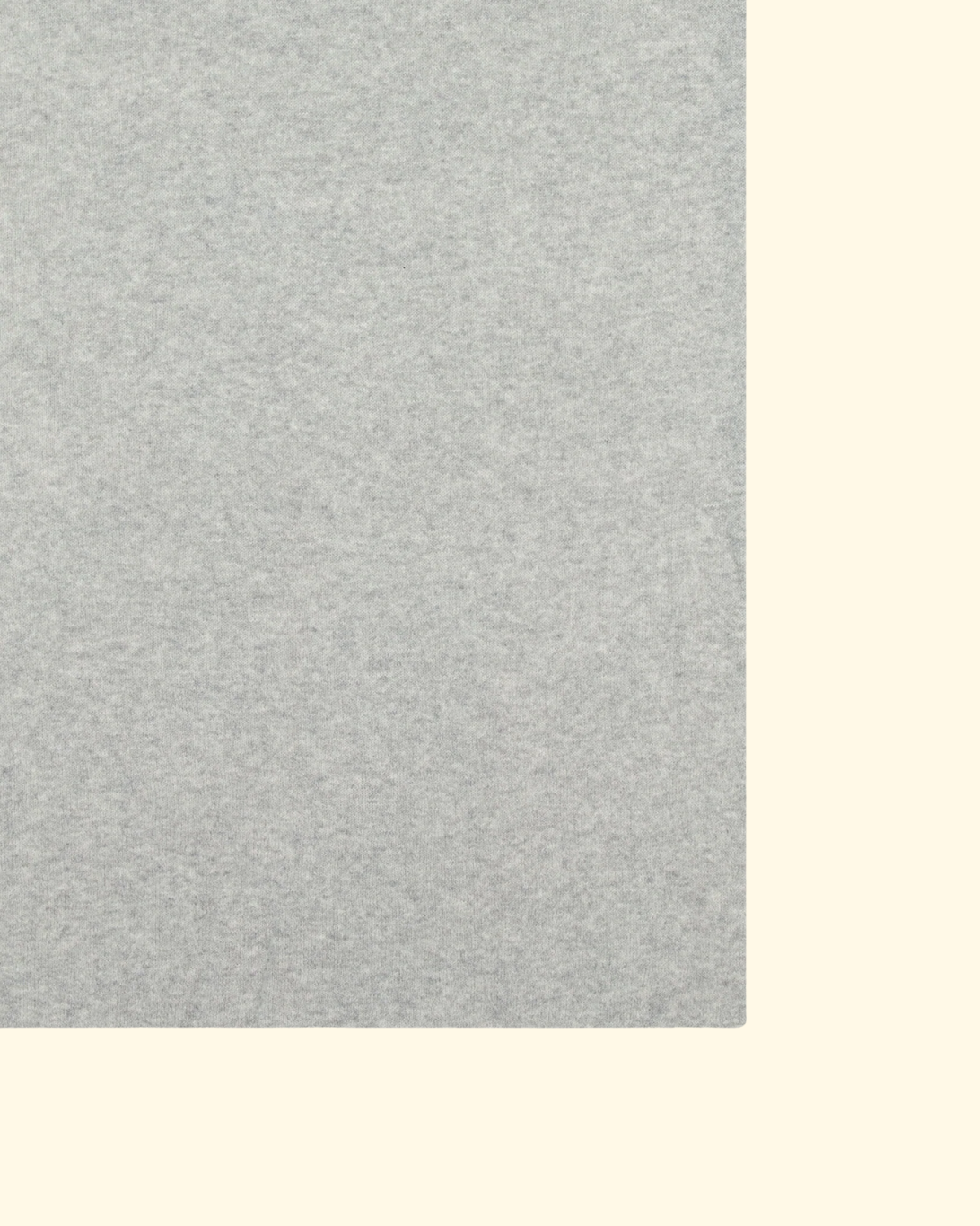 Cashmere Wool Scarf | Heather Grey
