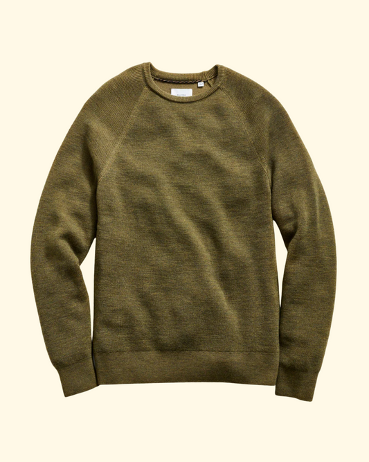 Bishop Rib Crew | Dark Olive