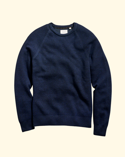 Bishop Rib Crew | Carbon Blue