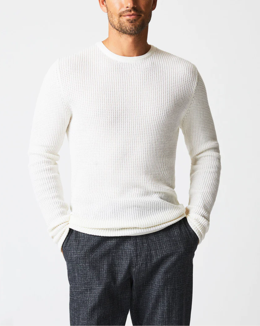 Mini Waffle Crew | White
