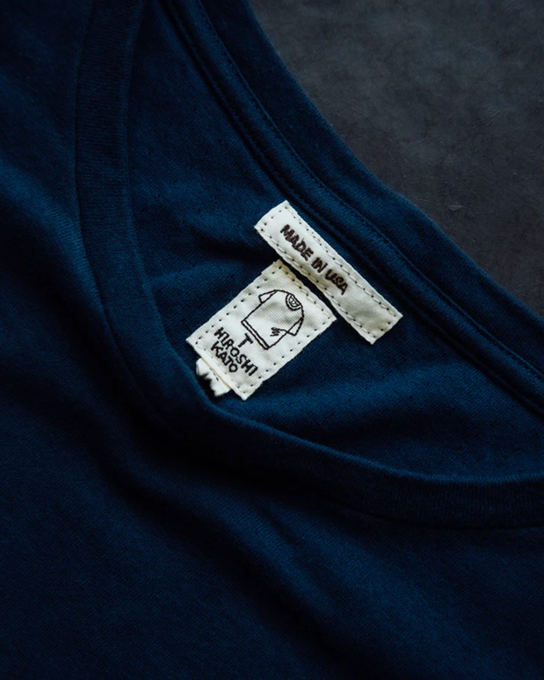 Knitted Drill Crewneck | Navy