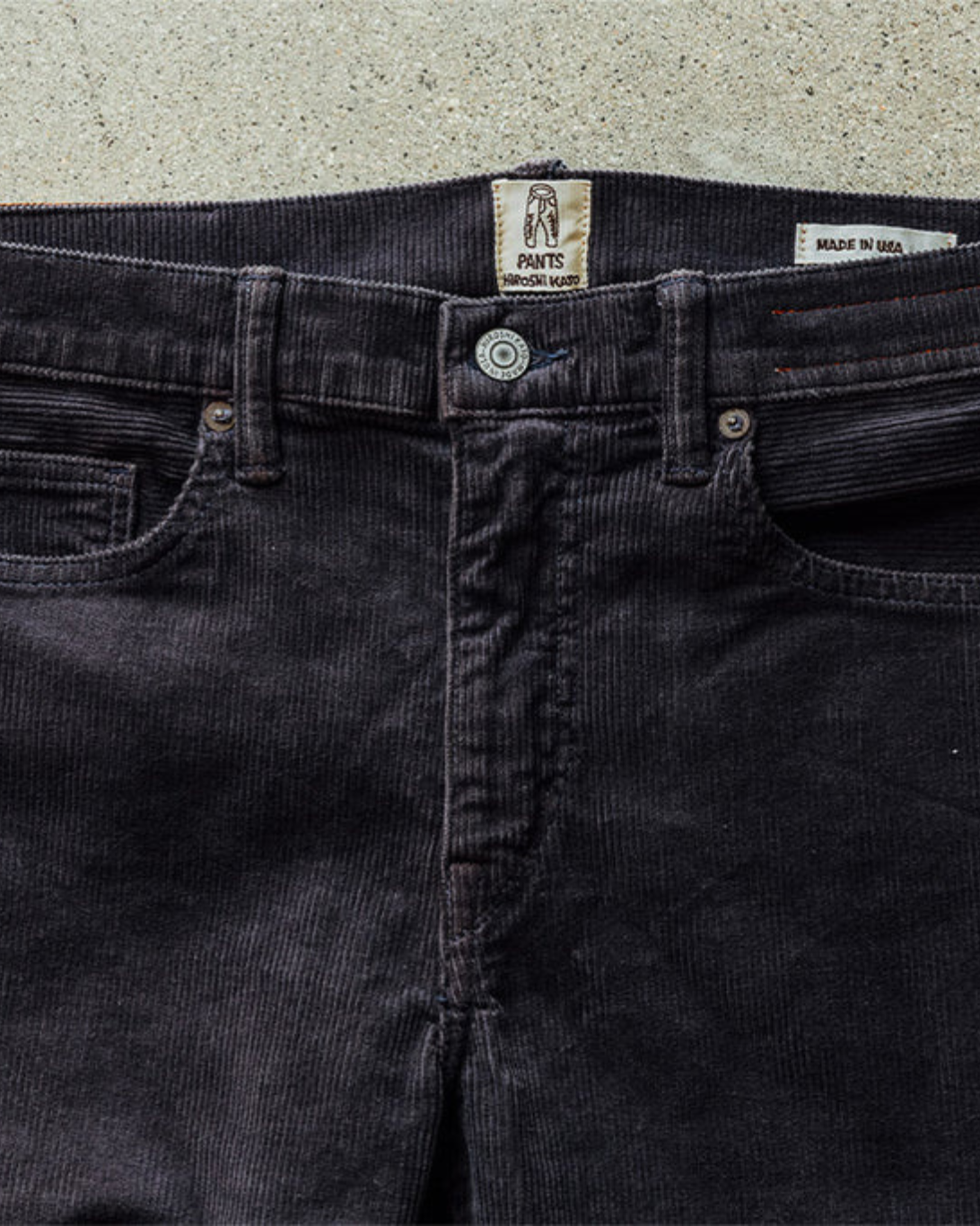 Pen Slim Stretch Cord | Charcoal