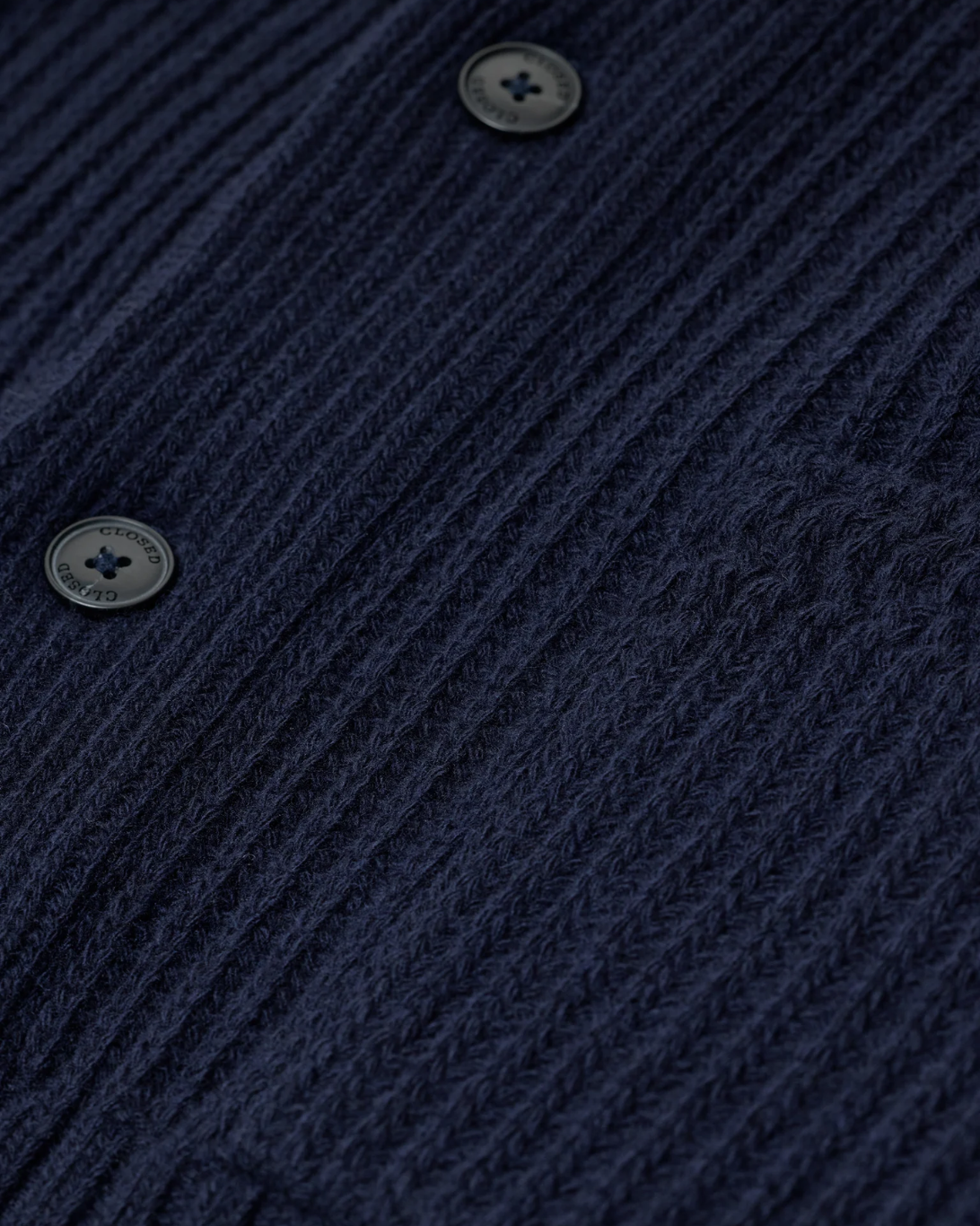 Scarf Collar Cardigan | Dark Night