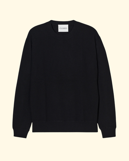 Cashmere Crewneck | Black