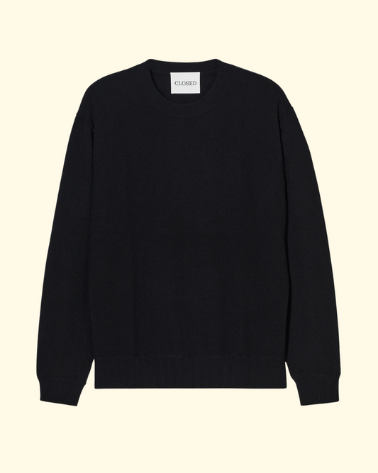 Cashmere Crewneck | Black