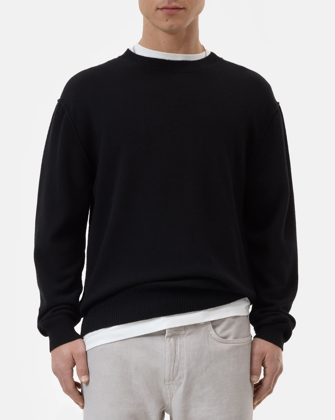 Cashmere Crewneck | Black