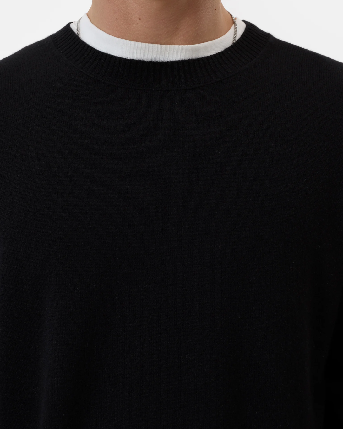Cashmere Crewneck | Black