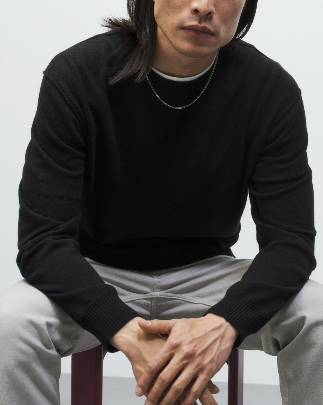 Cashmere Crewneck | Black