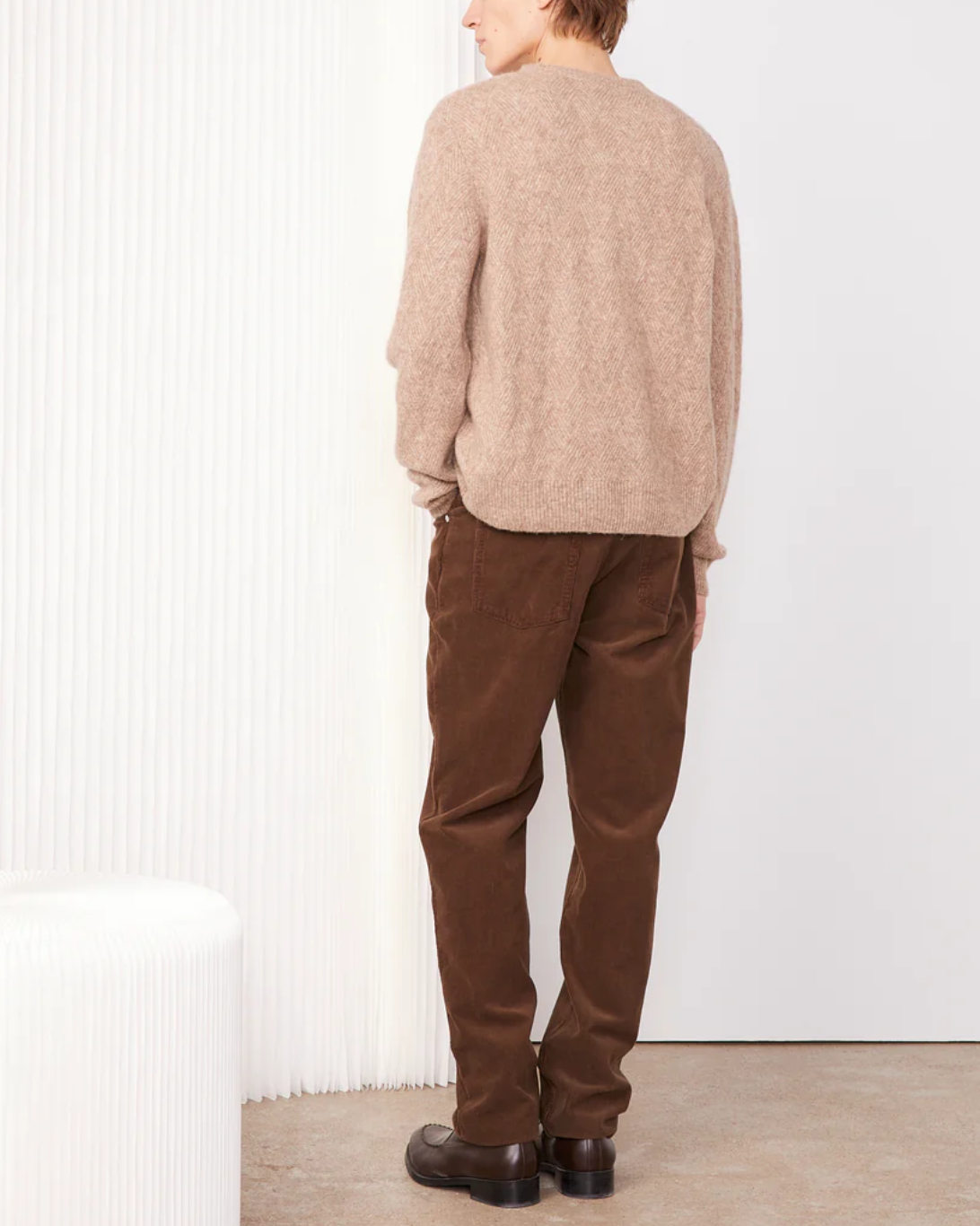 Marco Argyle Sweater | Heather Beige