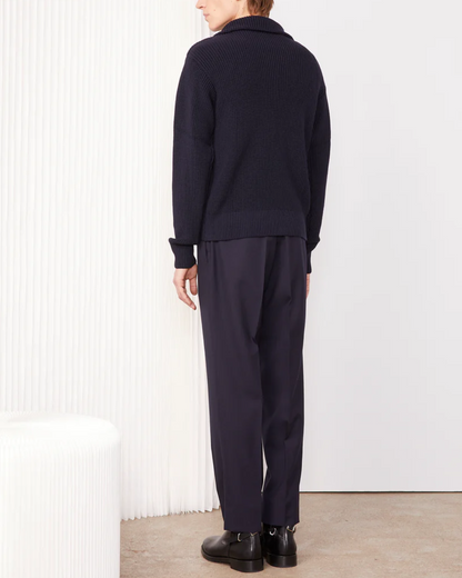 Tarek 1/2 Zip Sweater | Dark Navy