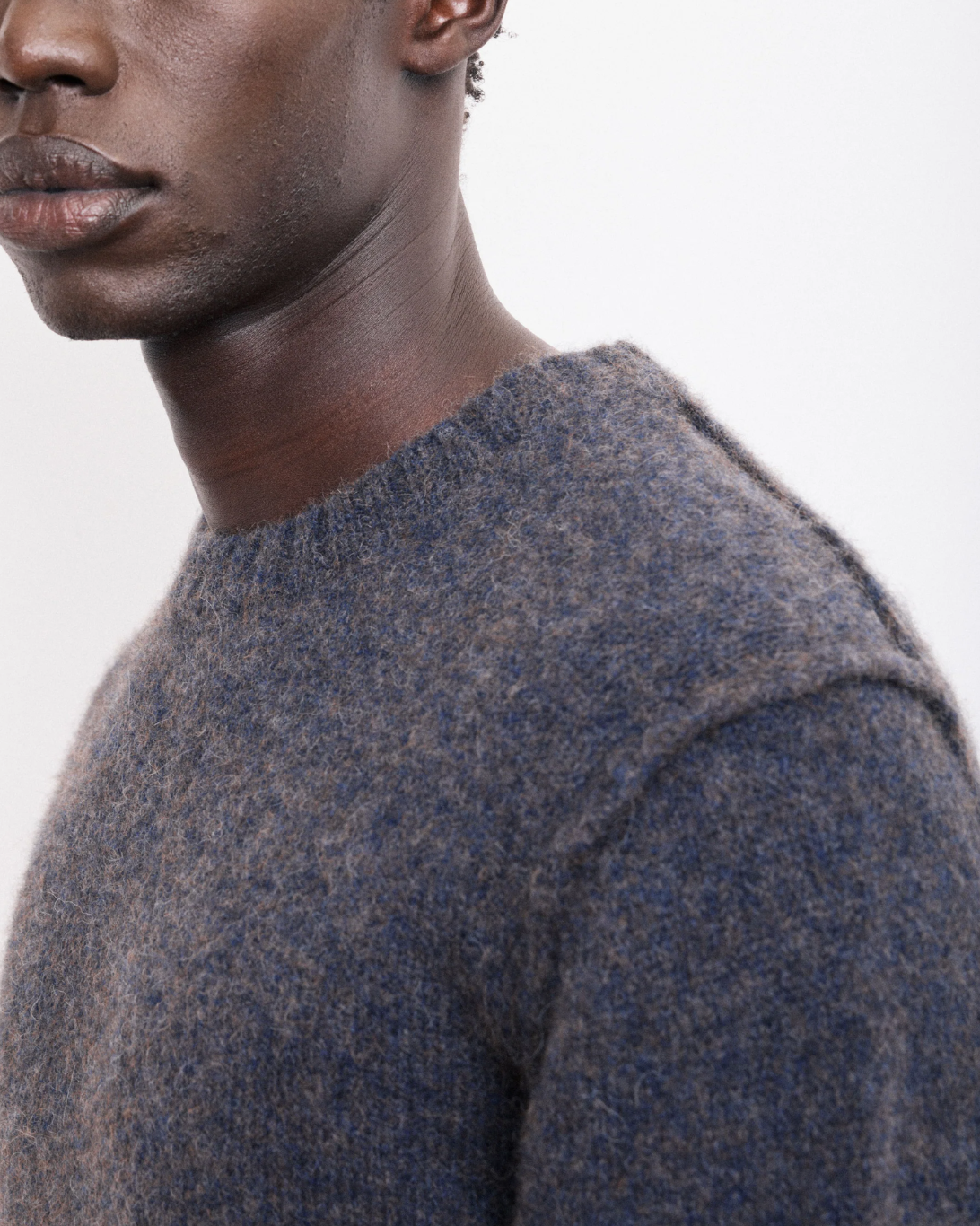 Alpaca & Yak Wool Sweater | Navy