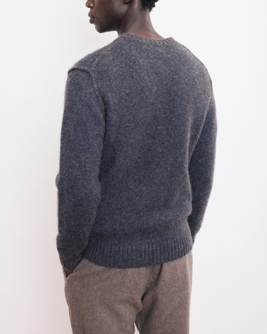 Alpaca & Yak Wool Sweater | Navy