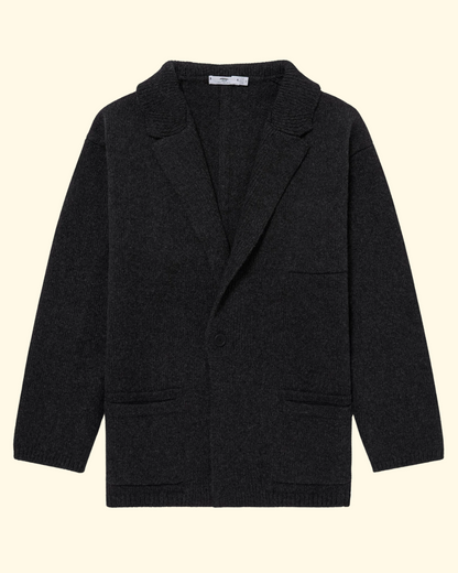 Cashmere Relaxed Jacket | Black