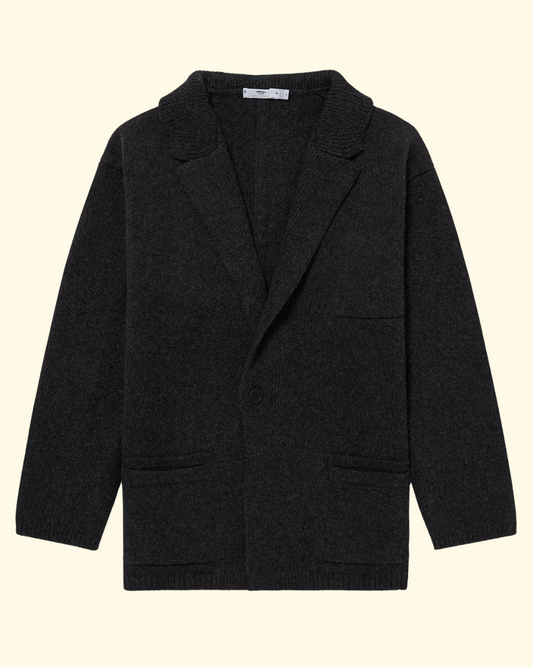 Cashmere Relaxed Jacket | Black