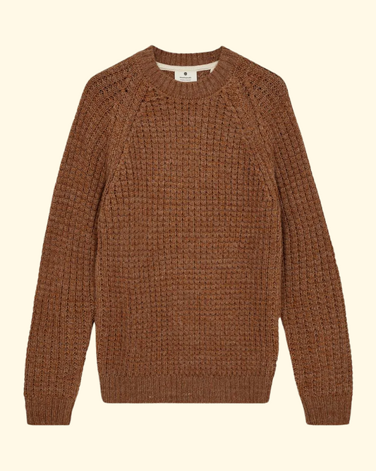 Aksune Structure Sweater | Golden Brown