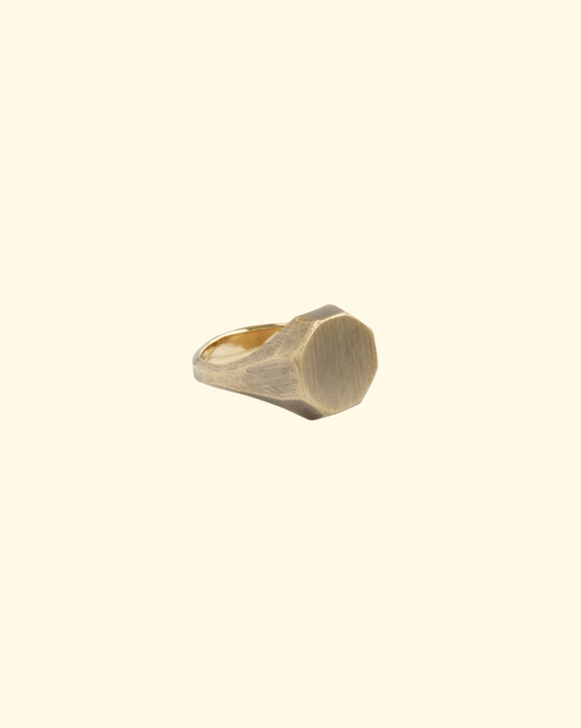 Otto Signet Ring | Brass
