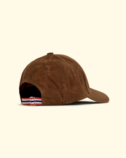 Waxed Cotton Cap | Tan