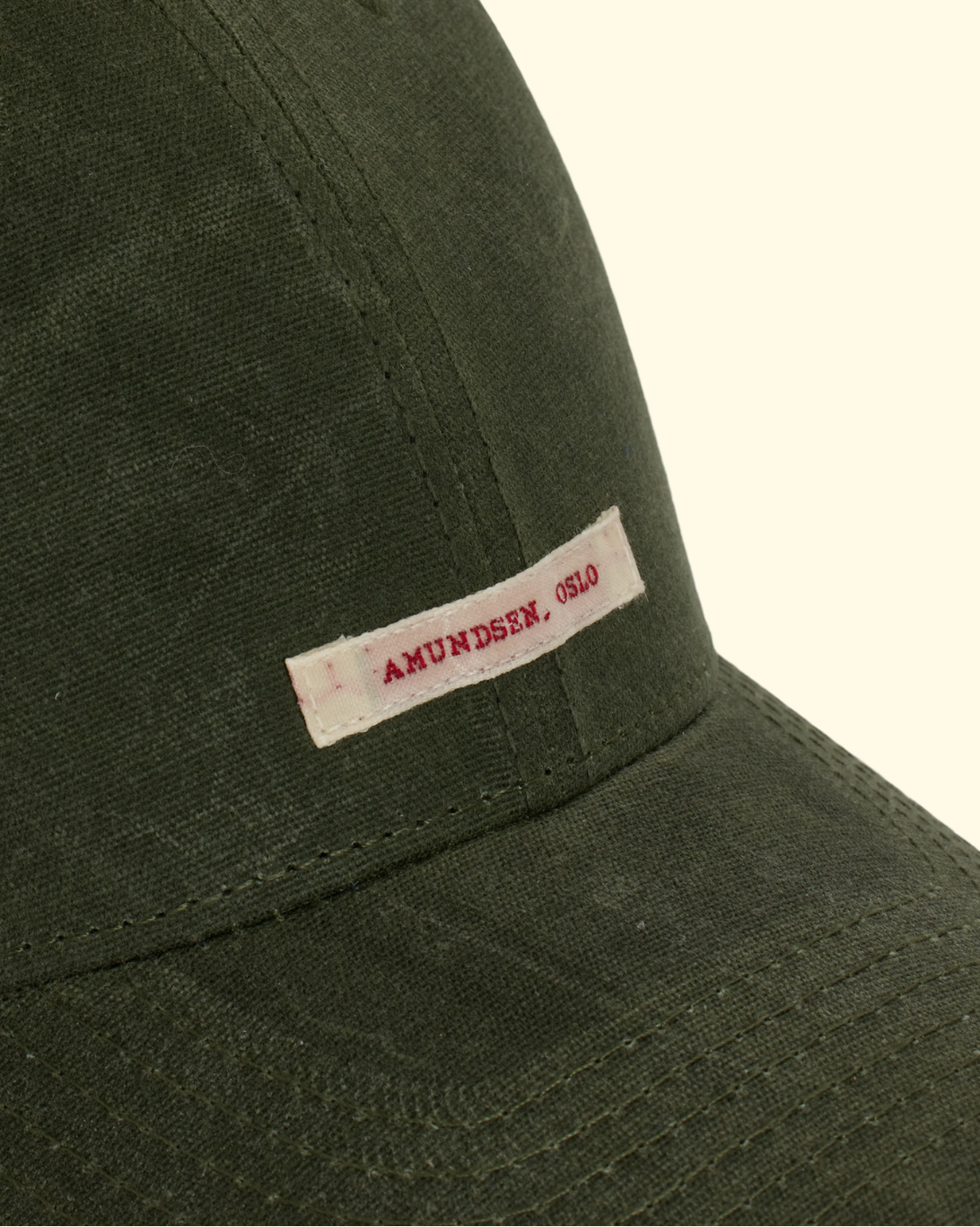 Waxed Cotton Cap | Olive