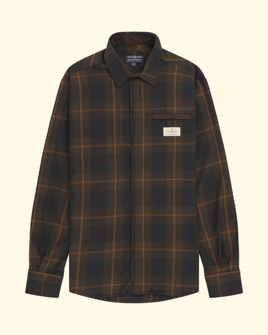 Skauen Field Shirt | Hunter Brown Check