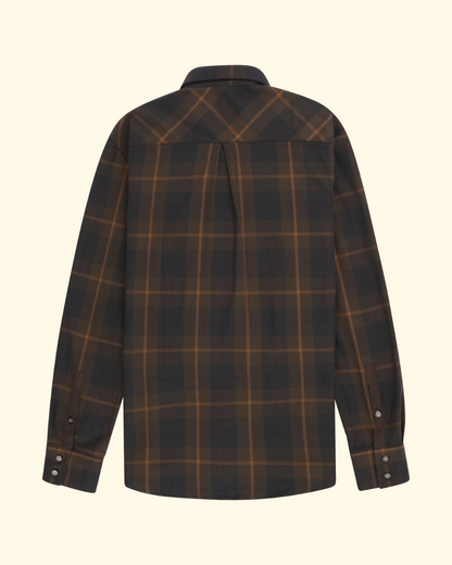 Skauen Field Shirt | Hunter Brown Check