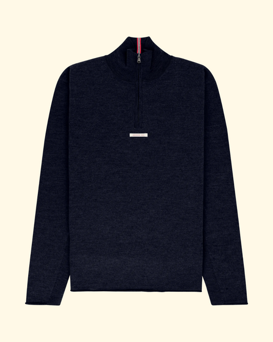Boiled Half Zip | Navy