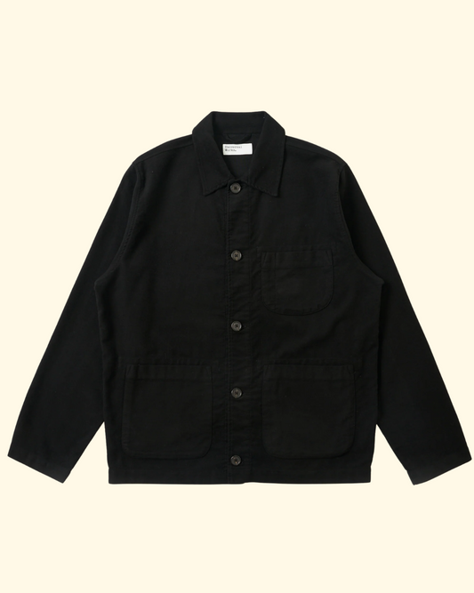 Field Jacket | Black Moleskin