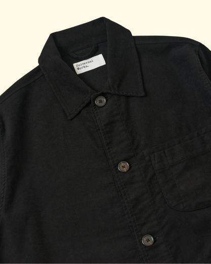 Field Jacket | Black Moleskin